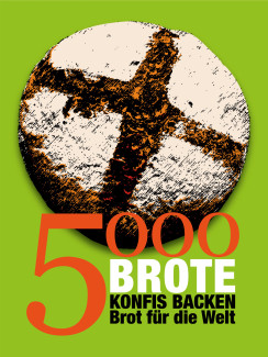 Logo der Aktion 5000 Brote - Konfis backen Brot für die Welt